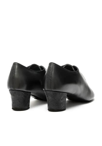 IDS - F33-BLACK CALF/BLACK FIORI -1.5 heel- International Dance Shoes IDS - F33-BLACK CALF/BLACK FIORI -1.5 heel