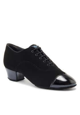 IDS - Rumba Duo - Black Nubuck / Patent - 1.5" Heel