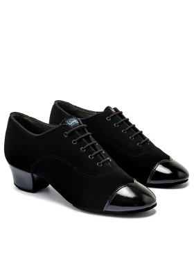IDS - Rumba Duo - Black Nubuck / Patent - 1.5" Heel IDS - Rumba Duo - Black Nubuck / Patent - 1.5" Heel