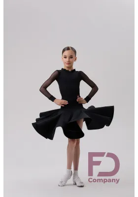 Girl's Competition Dress 51 with Latin and Ballroom Skirts - Pre-Order