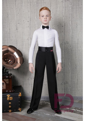 Men Ballroom Dress Shirt 07 White