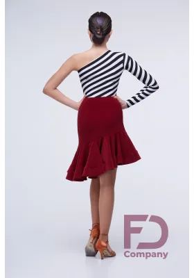 Latin Skirt 49 Black