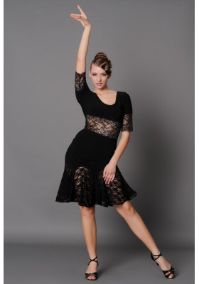 Latin Skirt 24 Black