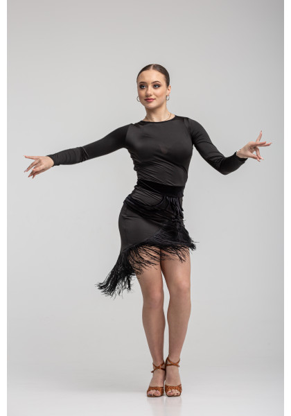 Latin Dress 34 Black