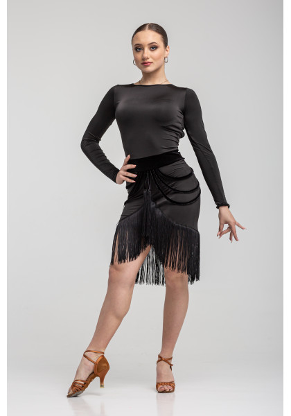 Latin Dress 34 Black