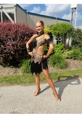 Performance Latin Dress 10 - SOLD