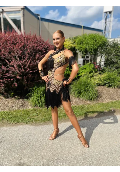 Performance Latin Dress 10 - SOLD