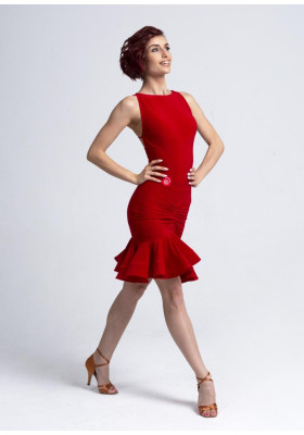 Latin Skirt 16 Red