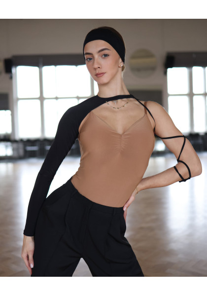 Leotard-56 Luminosa Beige