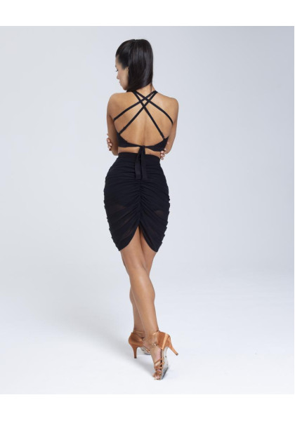 Latin Skirt 06 Black