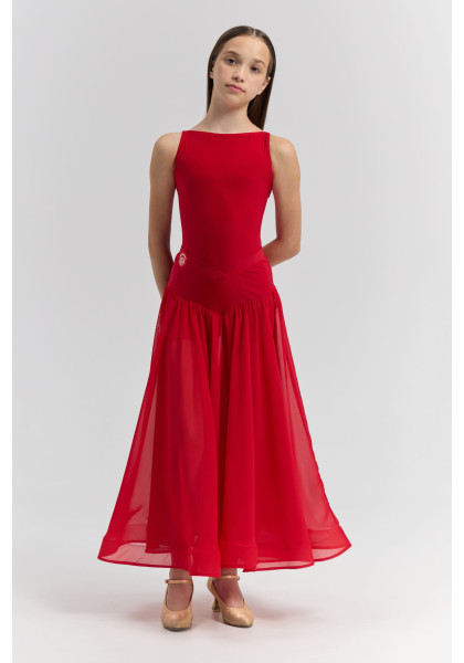 Ballroom Skirt 29 Red K