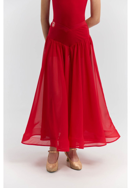 Ballroom Skirt 29 Red K