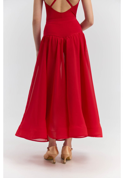 Ballroom Skirt 29 Red K