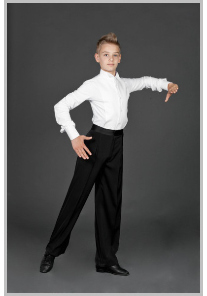 Men Ballroom Frak Tail Suit Dress Shirt 02