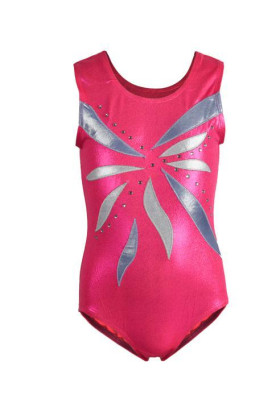 Gymnastics Leotard 04-made of stretch Lycra with shiny applique and stones