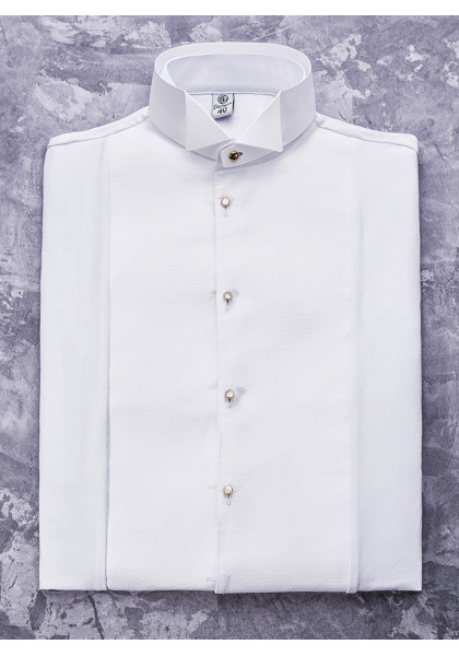 Men Ballroom Frak Tail Suit Dress Shirt 01