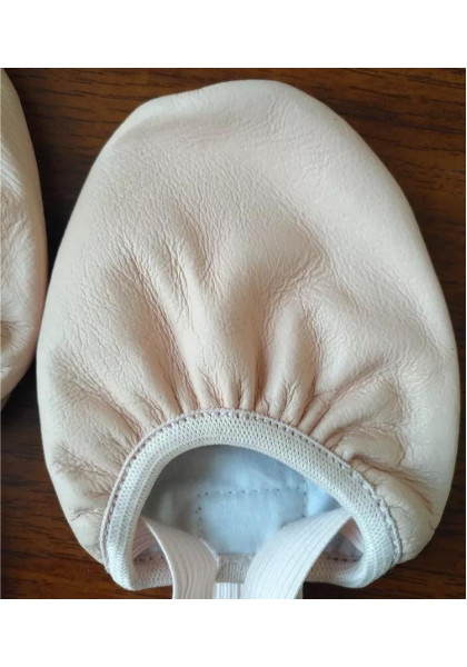 Professional High Quality Kids Leather Half Toe Shoes for Gymnastics