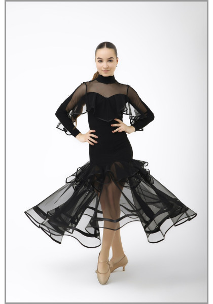 Womens Ballroom Standard Top & Skirt set 01