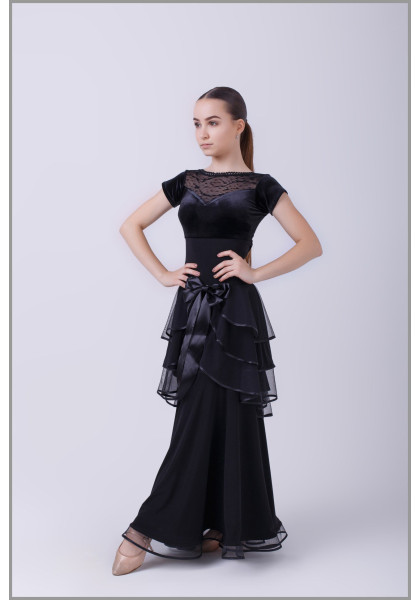 Womens Ballroom Standard Top & Skirt set 05