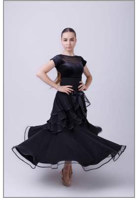Women's Ballroom Standard Top & Skirt set 05