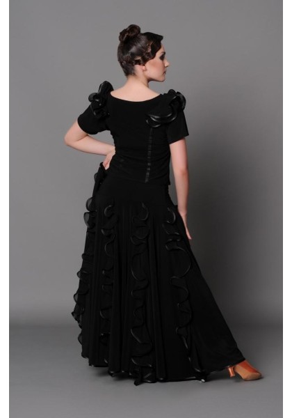 Womens Ballroom Standard Top & Skirt set 13