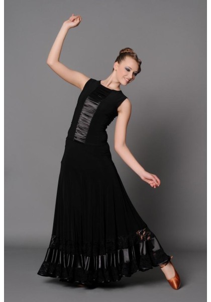 Womens Ballroom Standard Top & Skirt set 15