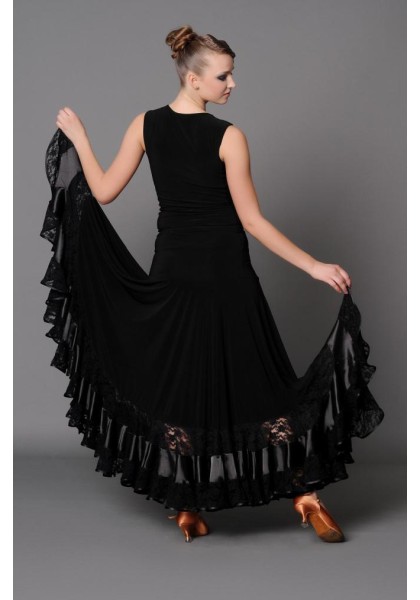 Womens Ballroom Standard Top & Skirt set 15