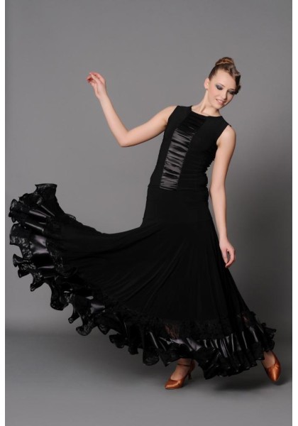Womens Ballroom Standard Top & Skirt set 15
