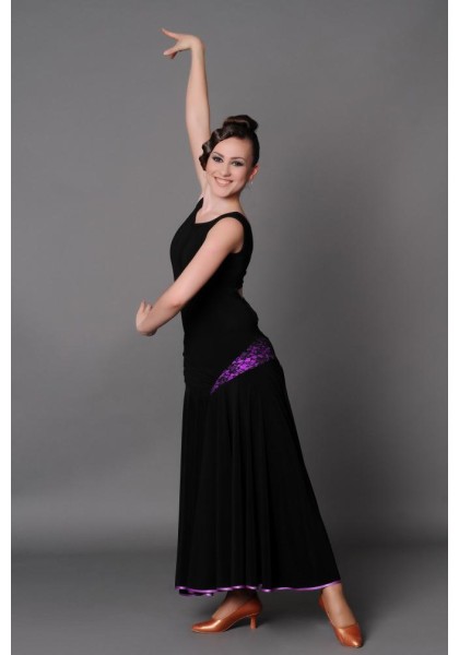 Womens Ballroom Standard Top & Skirt set 16
