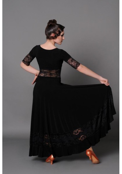 Womens Ballroom Standard Top & Skirt set 23