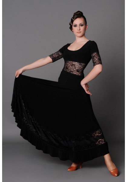 Womens Ballroom Standard Top & Skirt set 23